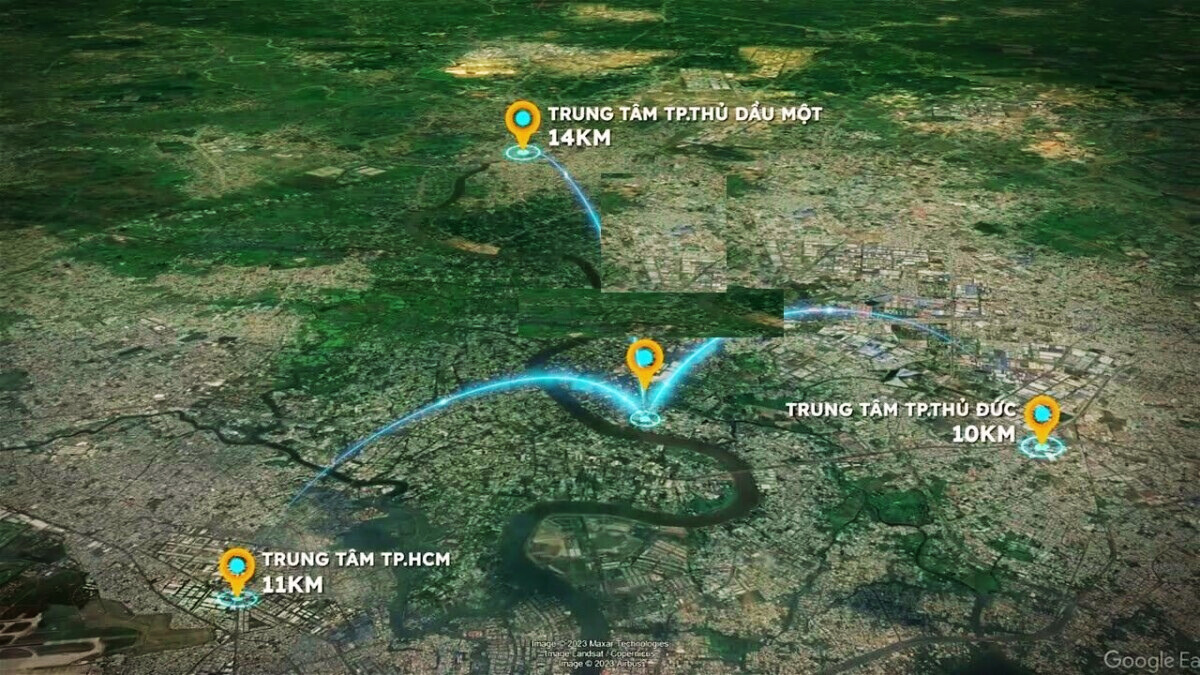 Kết Nối Vùng ở Dự án A&t Saigon Riverside