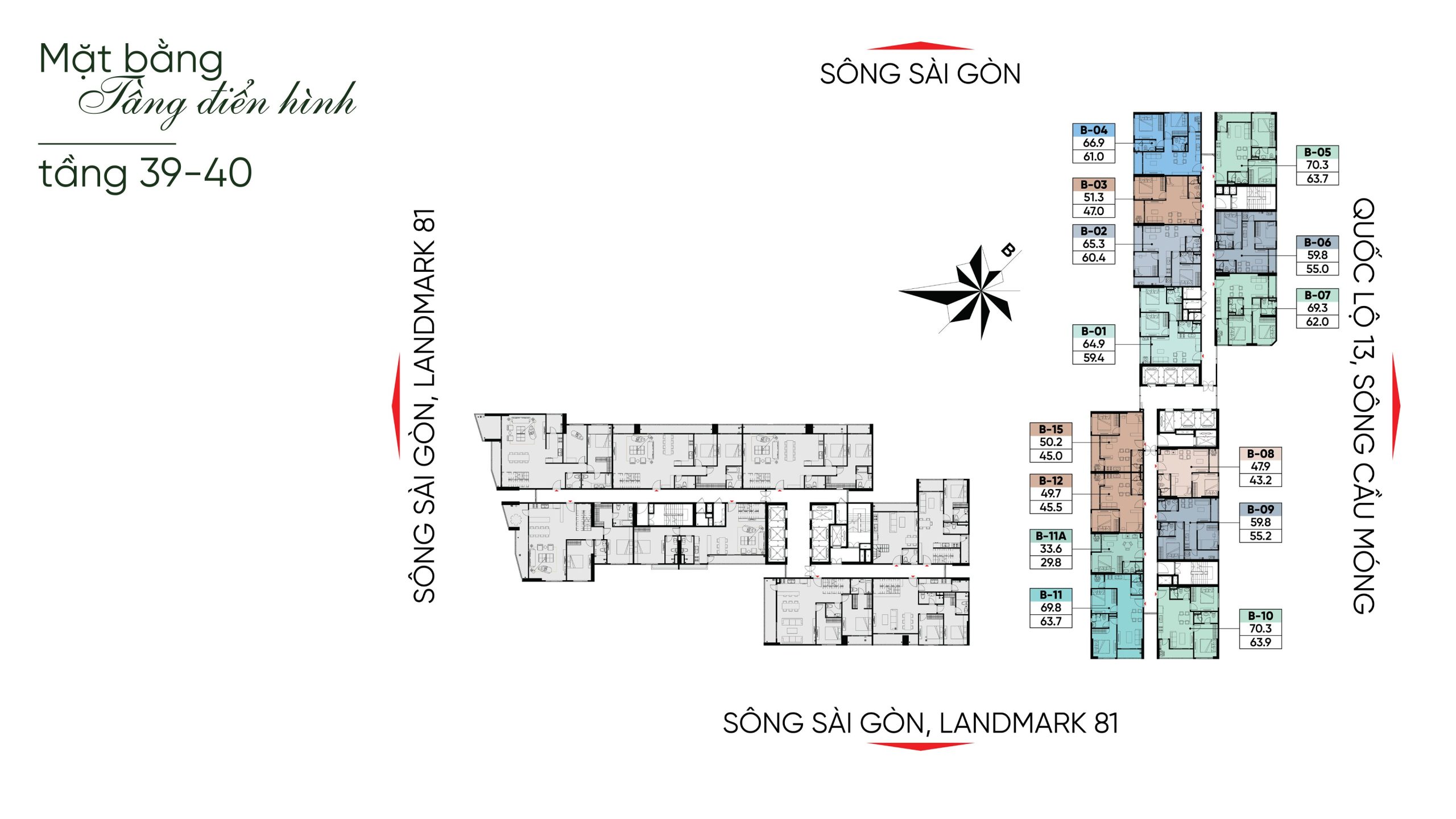 Mặt Bằng Tầng 39-40 Của A&t Saigon
