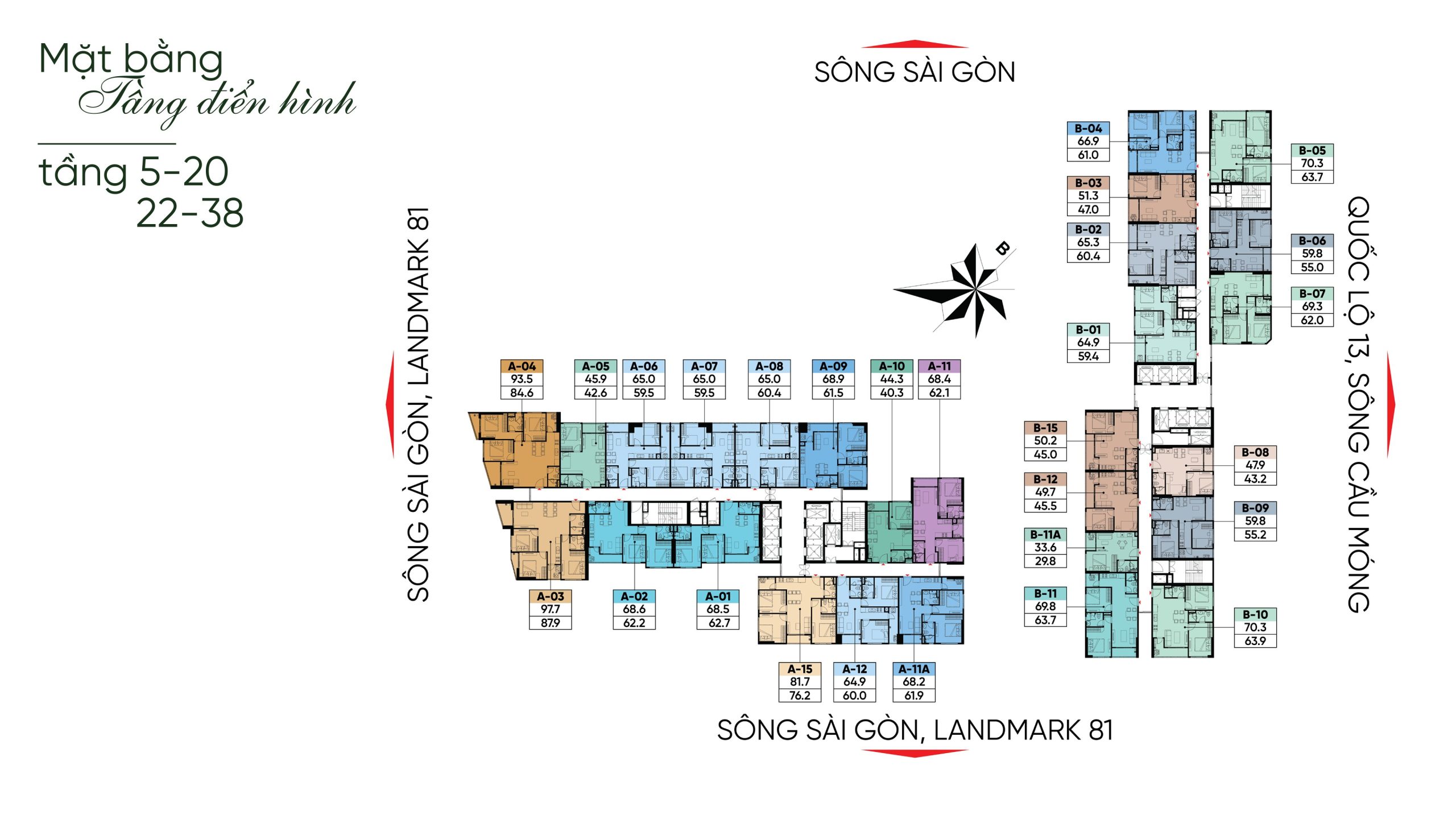 Mặt Bằng Tầng 5-2-, 22-38 Của A&t Saigon