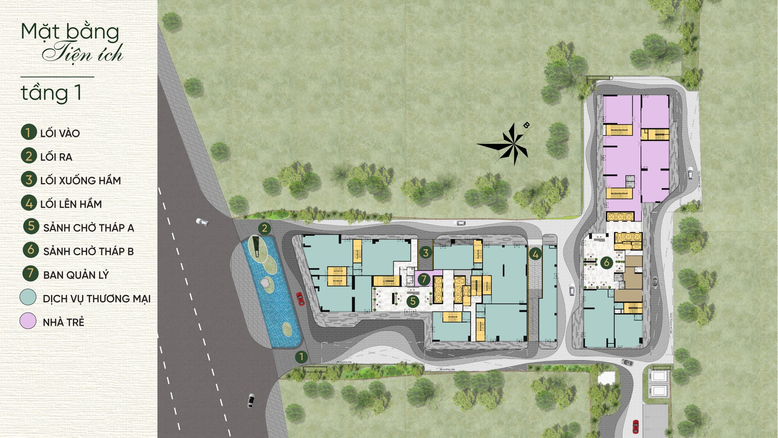 Mặt Bằng Tiện ích Của Căn Hộ A&t Saigon Riverside (1)