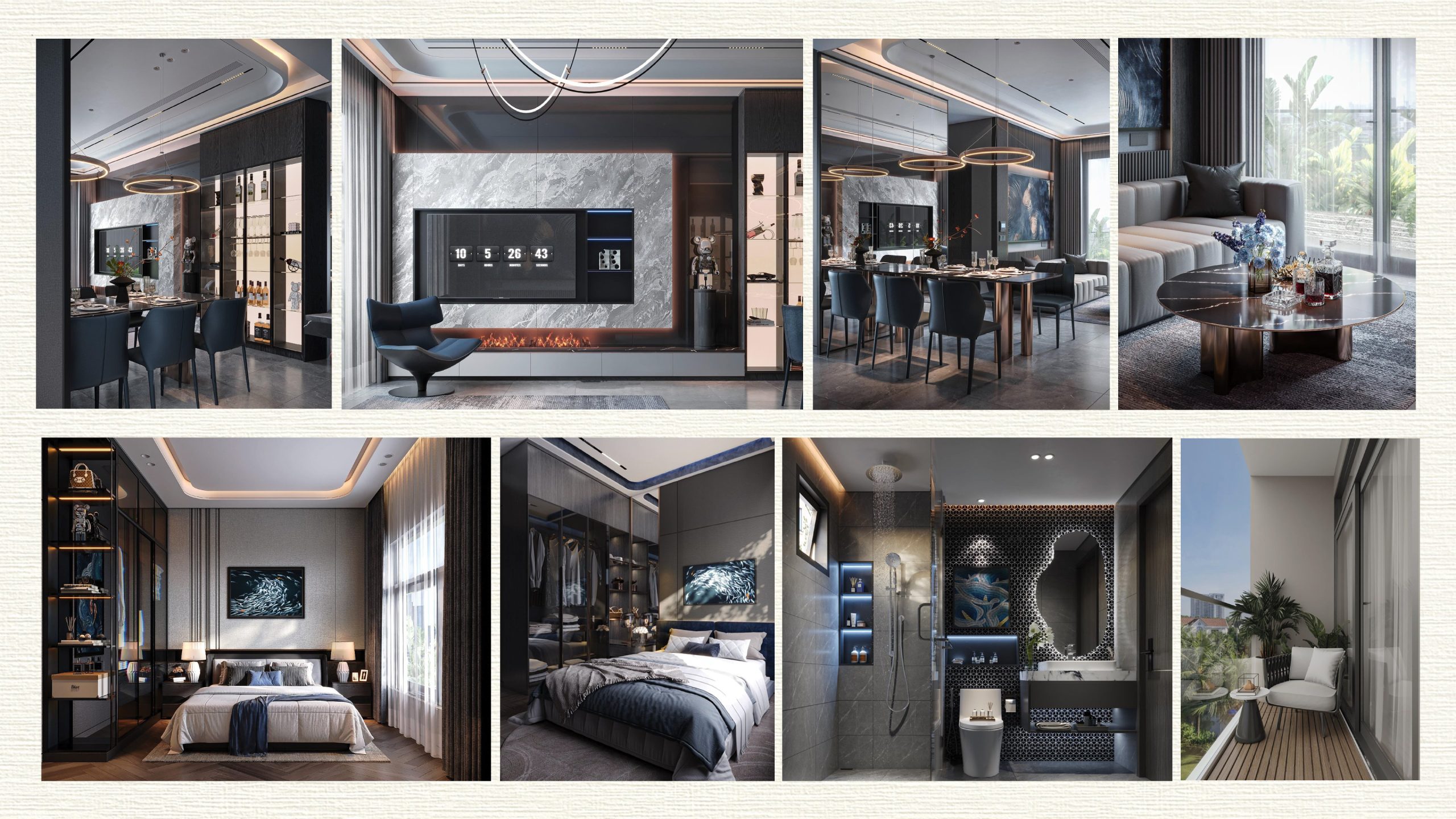 Nội Thất Căn 02pn ở A&t Saigon Riverside