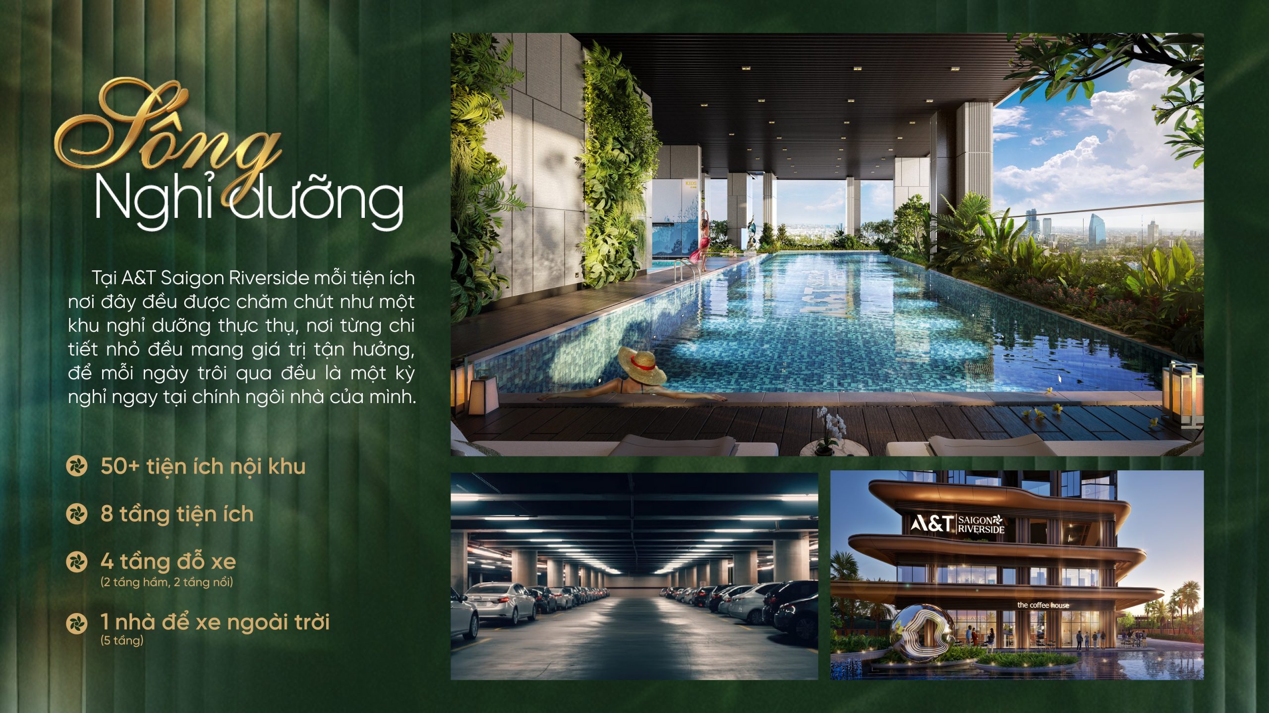 Sống Như Nghỉ Dưỡng ở A&t Saigon Riverside