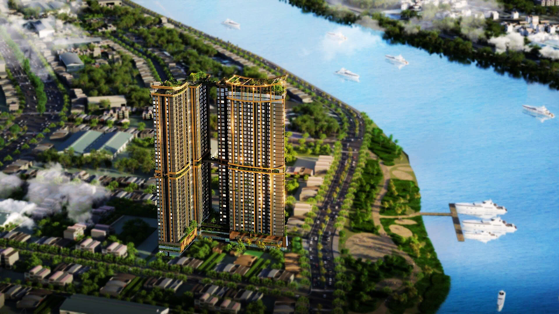 Vị Trí A&t Saigon Riverside Với View Sông đẹp Mắt
